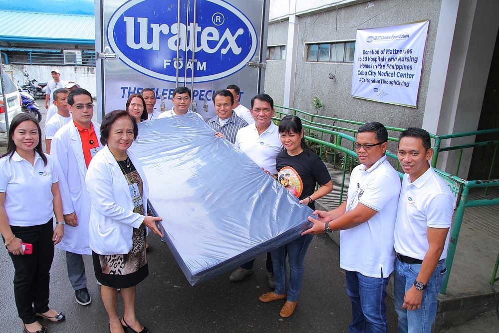 Uratex launches Project 50, donates mattresses to CCMC