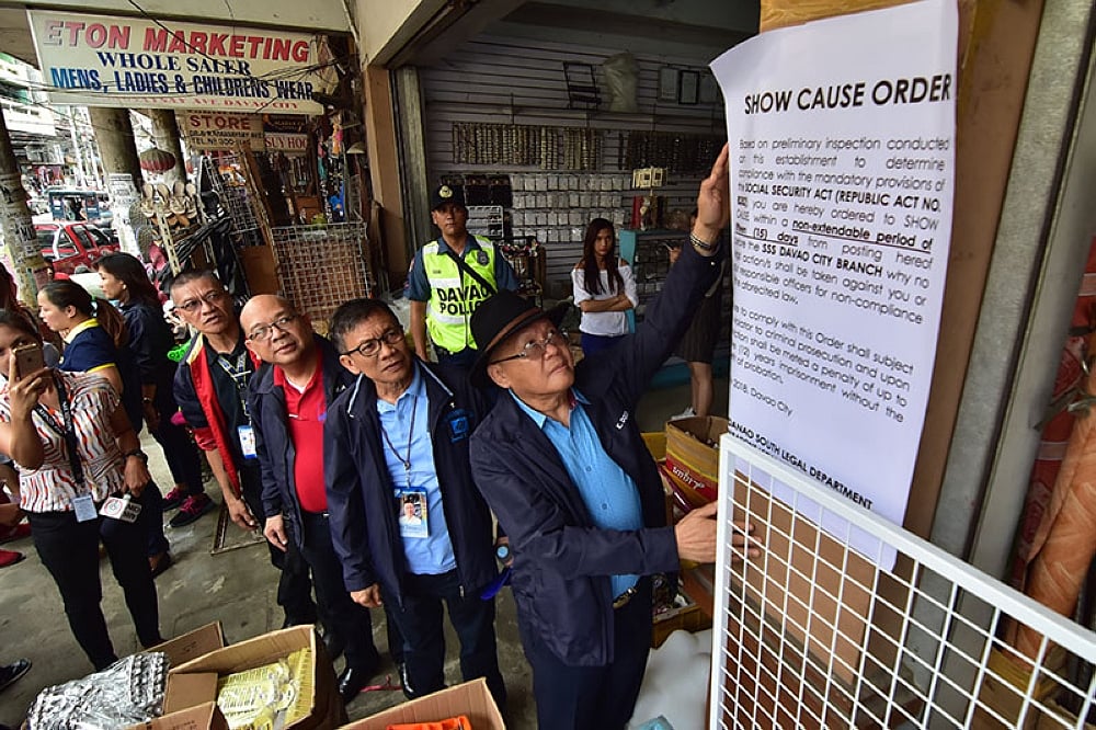 7 businesses in Davao found violating SSS laws