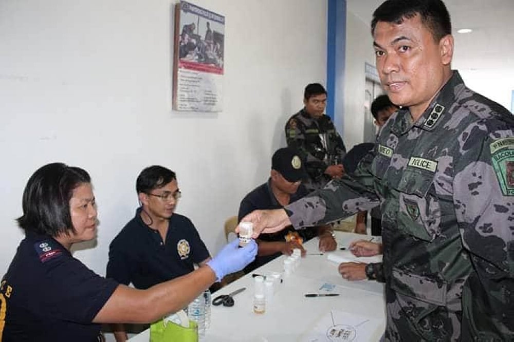 71 Bacolod cops undergo drug test