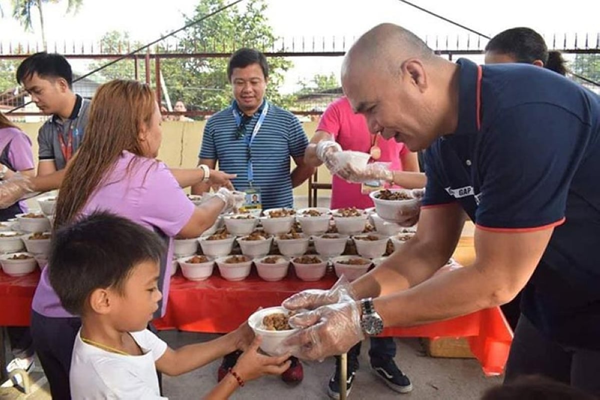 Feeding Program Hashtag Feeding program benefits thousands of school kids