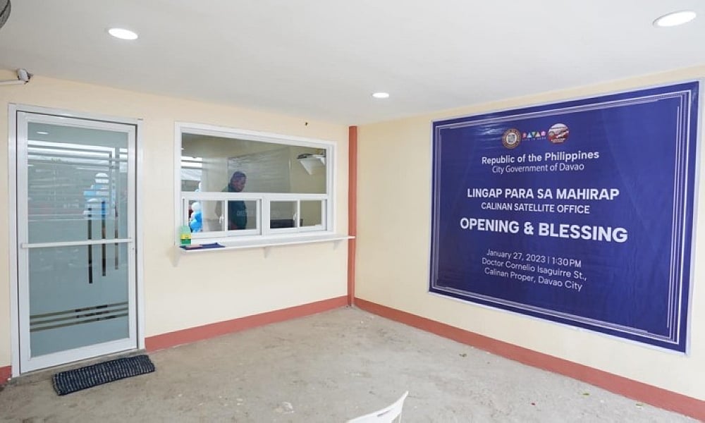 Lingap satellite office opens in Calinan