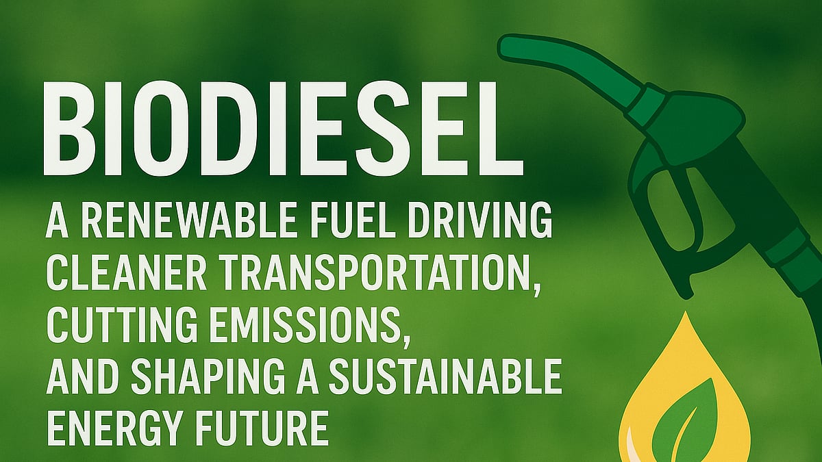 Biodiesel: A Renewable Fuel Driving Cleaner Transportation and Shaping ...