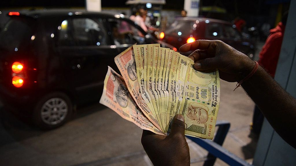A petrol station in India (DIPTENDU DUTTA/AFP/Getty Images)