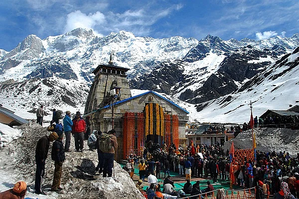 Kedarnath Temple in Uttarakhand (Vinay Santosh Kumar/Hindustan Times via GettyImages)