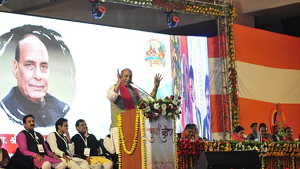 Rajnath Singh. (Photo by Deepak Gupta/Hindustan Times via Getty Images)