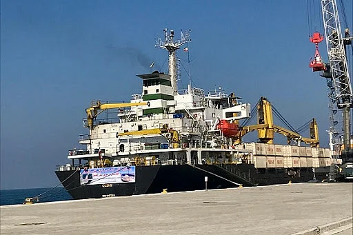 Chabahar port (Source: uttamdev/Twitter)