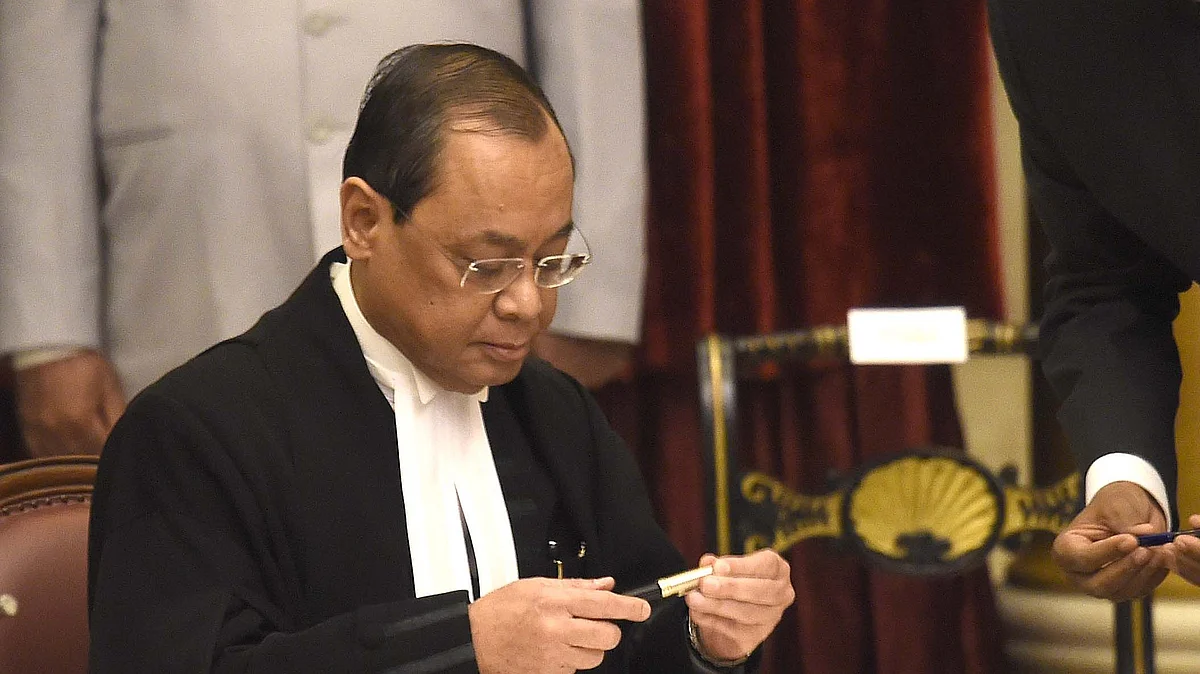 Judge Ranjan Gogoi. (Arvind Yadav/Hindustan Times via Getty Images)