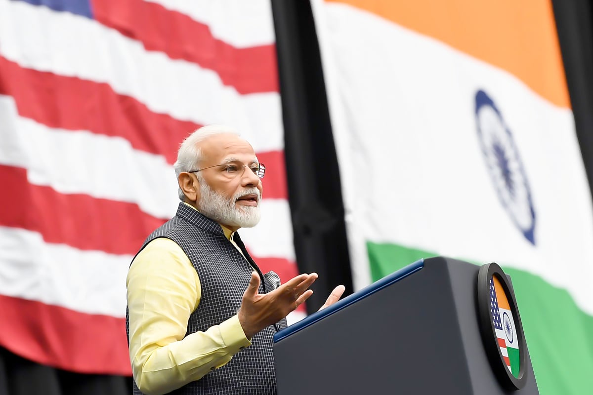 Prime Minster Narendra Modi in Houston&nbsp;