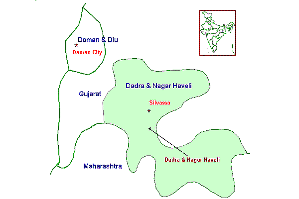 Daman and Diu and Dadra &amp; Nagar Haveli. (Image by Indianhotels.blogspot)