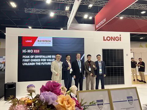 LONGi and Raystech Presented at the 2025 Solar & Storage Live Exhibition