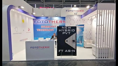 FOTOTHERM's latest hybrid PVT module.