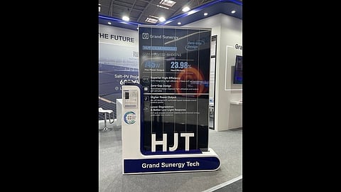 Grand Sunergy's new HJT module.