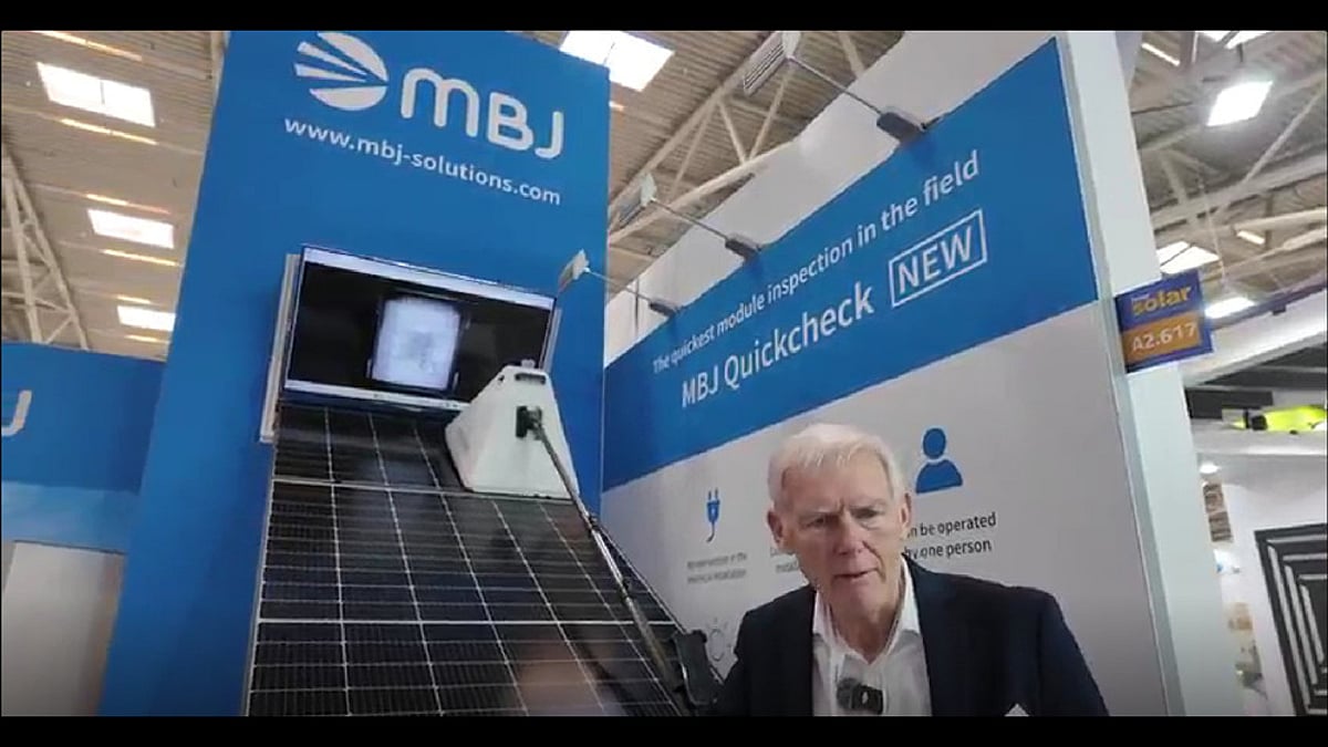 Mbj Engineering MBJ Quickcheck: On-Site EL Inspection In Operating PV Systems