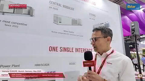 Ingeteam's latest utility-scale central and string inverters.