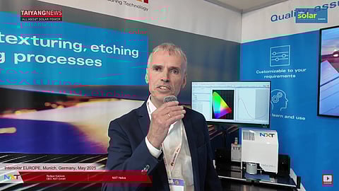 NXT Measuring Technology's inline quality control tool for cell production.