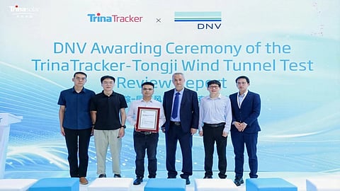 TrinaTracker receives China's 1st DNV wind tunnel testing report