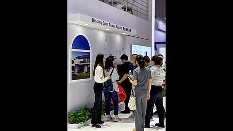 Suntech's latest balcony PV solution.