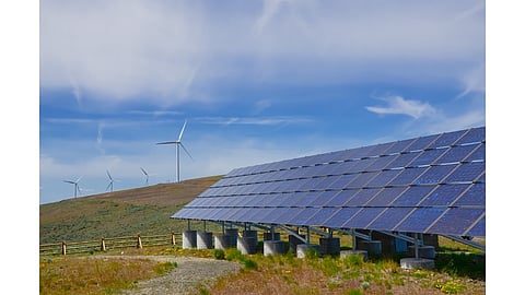 Hybrid solar wind projects