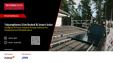 TaiyangNews Virtual Conference distributed smart solar