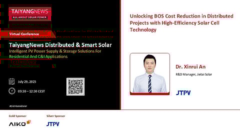 TaiyangNews Virtual Conference JTPV