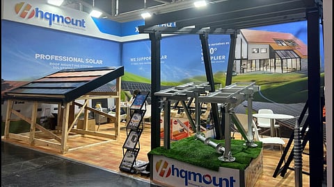 HQ Mount's booth at Intersolar.