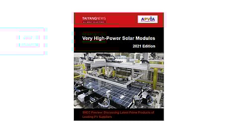 Very High-Power Solar Modules Report 2021