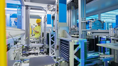 From Speed to Smarts: Solar cell equipment makers race to optimize processes for TOPCon, BC, and tandem technologies. (Photo Credit: Jinko Solar)