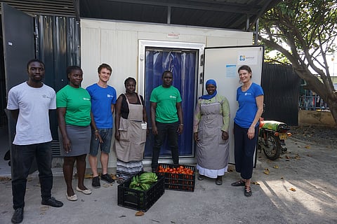 Phaesun’s BeCool, a solar-powered cold storage space that is offered on a rental basis for small-scale farmers’ produce in Kenya. This solution has won The smarter E AWARD under the Outstanding Projects category. (Photo Credit: The smarter E AWARD 2025)