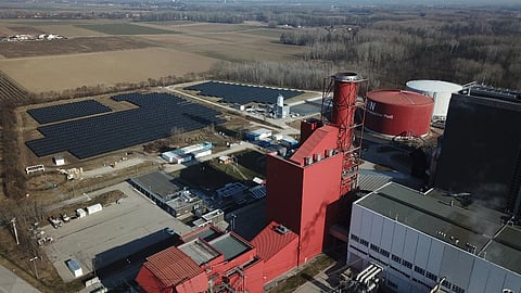 The Theiß Hybrid Storage System in Austria combines PV, battery, and thermal storage with a flexibility management platform to balance energy supply and demand. (Photo Credit: CyberGrid)