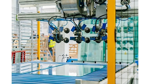 Solar glass production