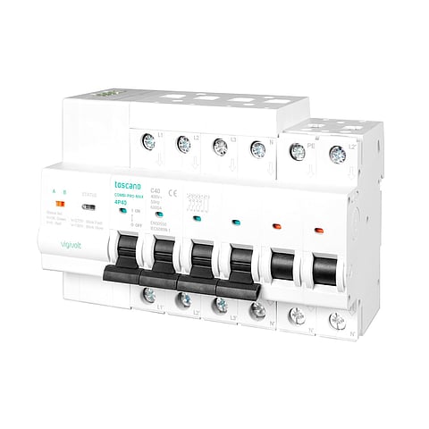 Toscano’s COMBI-PRO-MAX enables automatic switching between grid-connected and island modes in PV systems, enhancing backup reliability and operational safety. (Photo Credit: The smarter E AWARD 2025)