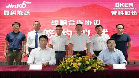 JinkoSolar and DKEM to collaborate on metallization technology