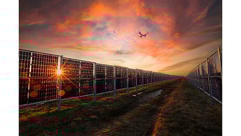 Vertical solar, Solar for airports