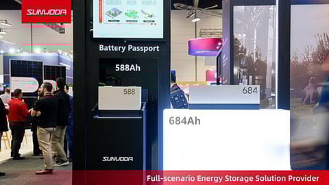 Sunwoda's latest battery cells.