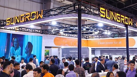 Sungrow's booth at REI Expo 2025