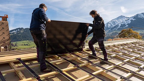 Megasol's LEVEL Up BIPV system.