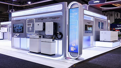 Sungrow's featured products at the show.