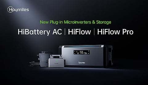 Hoymiles' latest Hi-series micro storage system.
