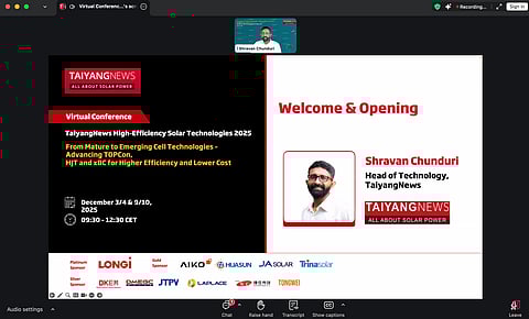 Day 2- HJT day of TYN High-Efficiency Technologies Flagship Event 2025