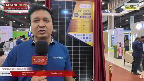 Saatvik's booth at REI 2025.