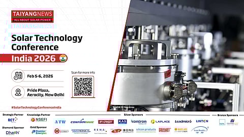 Feb. 5/6, 2026: TaiyangNews Solar Technology Conference India 2026