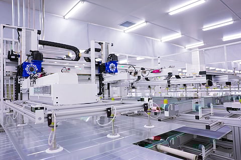 Equipment suppliers participating in the TaiyangNews Module Production Equipment survey describe how regional demand, overcapacity, and technology transitions are shaping the current market for module production tools. (Photo Credit: JinkoSolar)