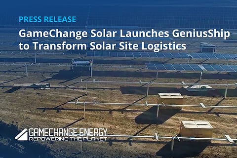 GameChange Solar's digital supply chain management.