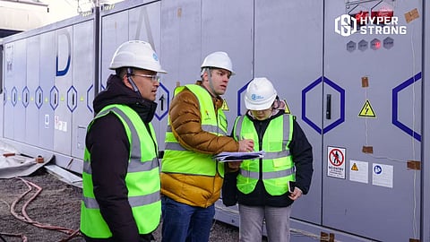 Hyperstrong's testing setup. 