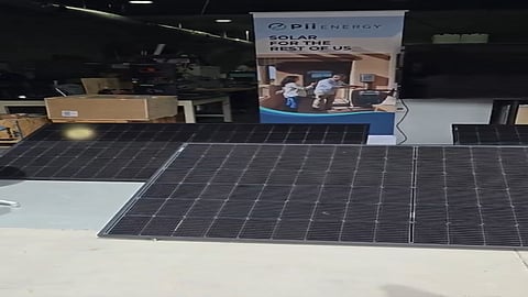 Pii Energy's plug-in solar system.