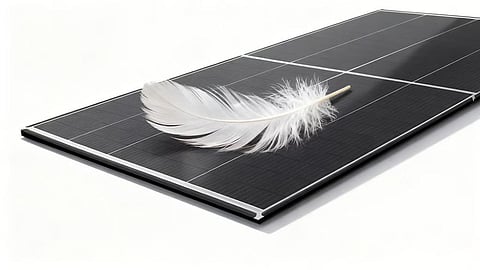 JinkoSolar's latest lightweight module.
