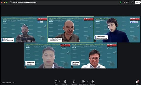 Panelists at the TaiyangNews Smarter Solar for Homes & Businesses virtual conference