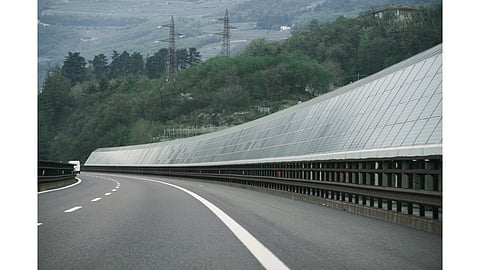 Solar on noise barriers