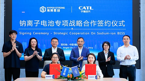 CATL and HyperStrong Sign 60 GWh Sodium-Ion Battery Supply Deal
