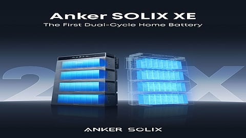 Anker SOLIX's latest XE series home battery.